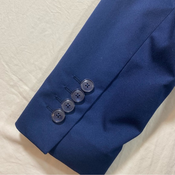 Zara man blazer Men’s 38 blue suit jacket Wool comfort - Picture 3 of 15